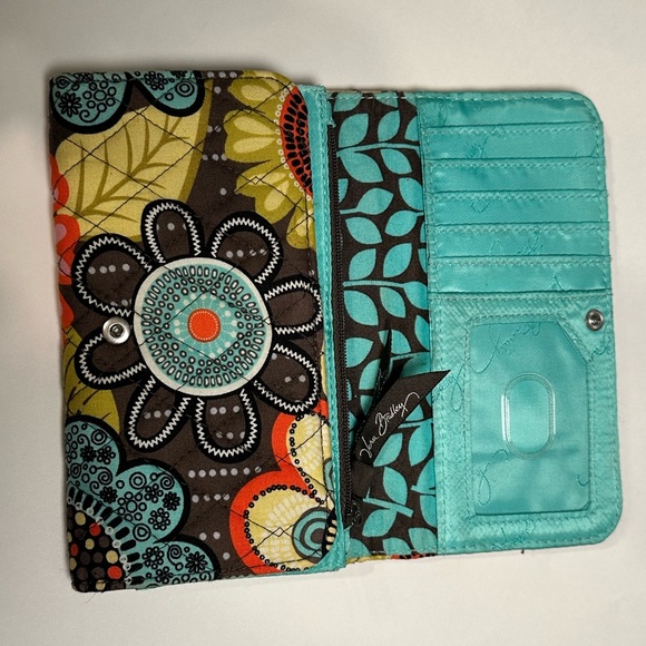 Vera Bradley Flower Shower, Floral Multicolor Women's wallet - Picture 2 of 7